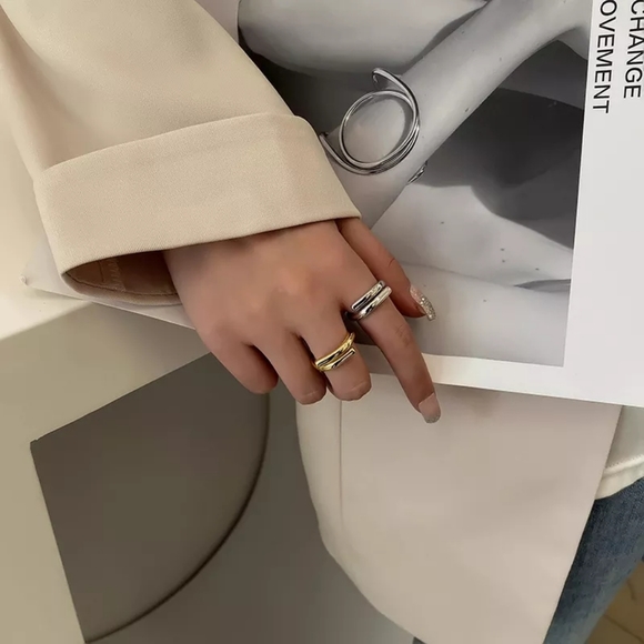 Unique Wrap Adjustable Ring | 18k Gold Over S925 - Picture 9 of 11